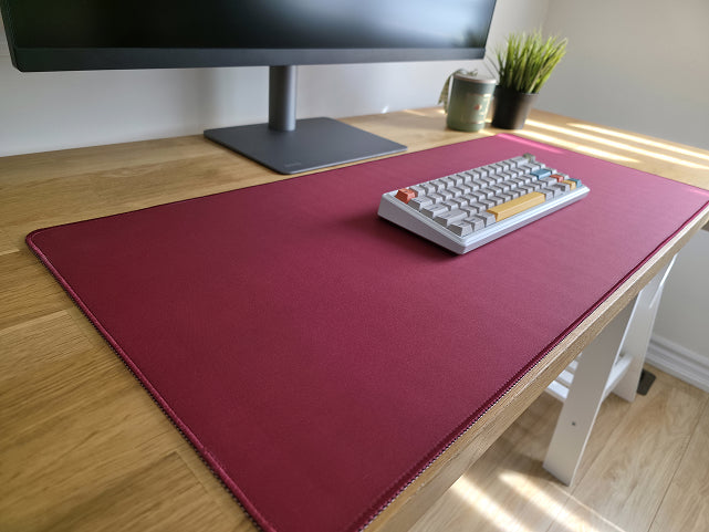 Minimal Deskpad - Burgundy