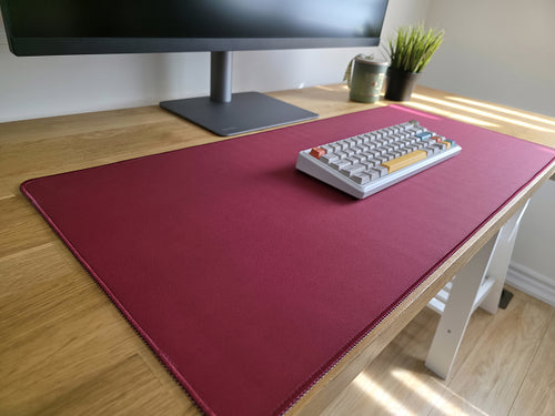 Minimal Deskpad - Burgundy